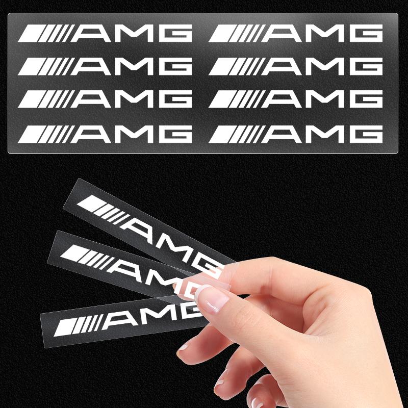 Door Handle Sticker Rearview Mirror Protective Decal Stickers Car Goods For Mercedes-Benz AMG GT C190