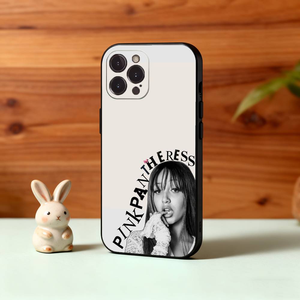 Чехол для телефона P-PinkPantheress Singer для iPhone 17, 16, 15, 14, 13, 12, Plus, Pro Max, 5G Другие Мягкий Черный Чехол