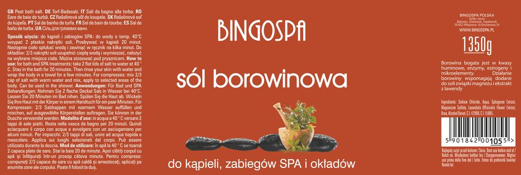 Mud Salt for Baths and Compresses Bingospa
