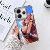 Чехол для телефона с покрытием Genshin Impact Яэ Мико для Xiaomi Redmi Note 14 15 Pro Plus 13 12 11 11S 11T 10 9S 9 5G Противоударный с Airbag Co