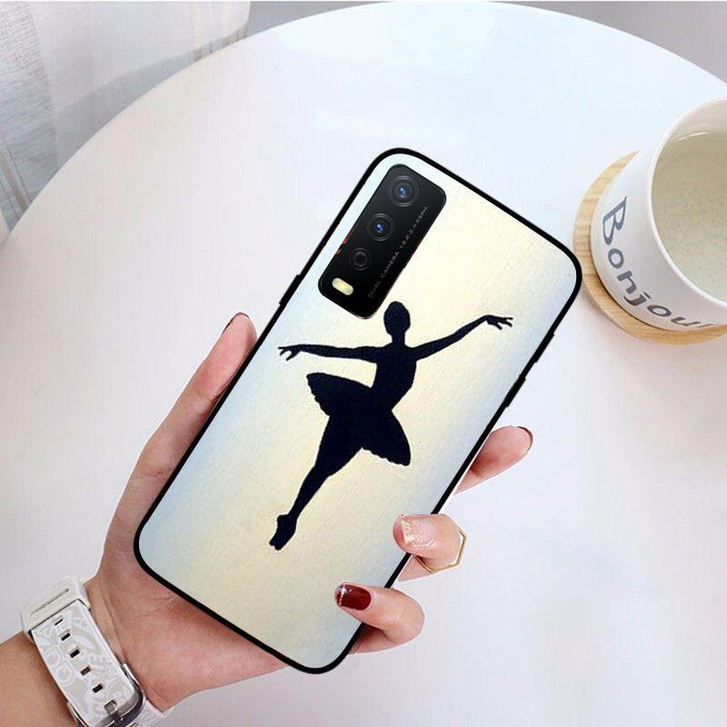 Ballerina En Pointe Funda Phone Cover For Vivo Y31 Y30 Y33S Y11S Y12S Y17 Y20 Y21 Y21S Y1S Y53S Y15 Y19 Y91C V23 5G Cases Coque