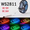 WS2811 Led Strip Light DC12V 24V 30/60 Leds/m Addressable Smart Smart 5050RGB WS2811 Pixels Led Light IP30/65/67 Black/White PCB