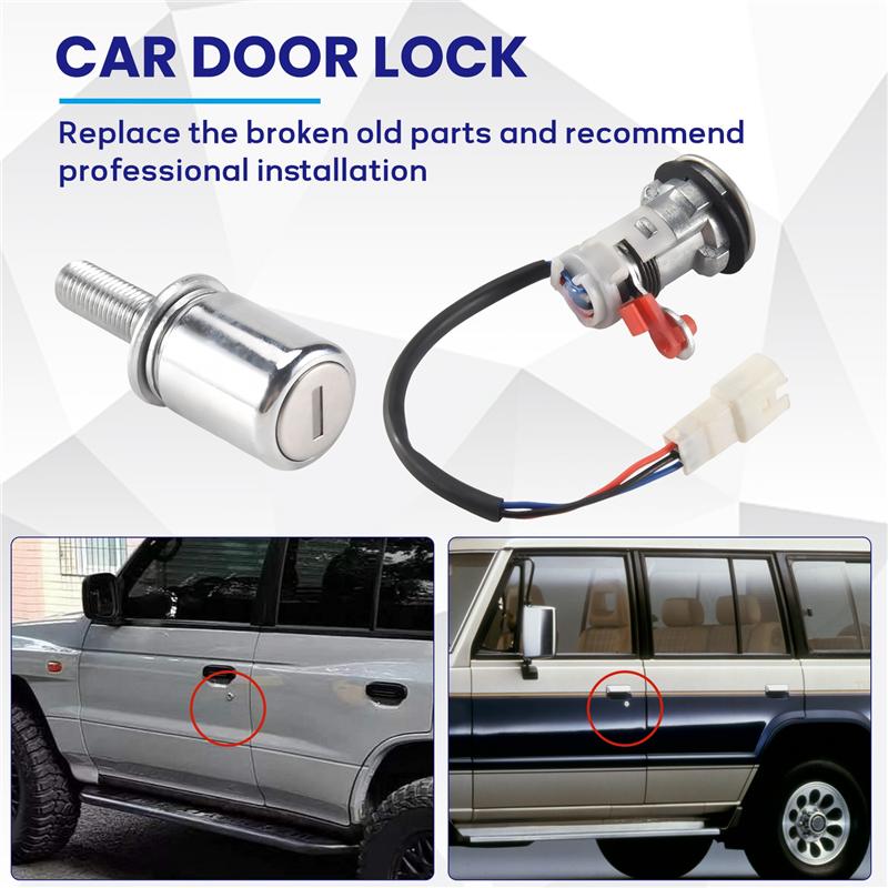 Замок зажигания и ключ для Mitsubishi Pajero Shogun Montero MK2 V31 V32 MR259744