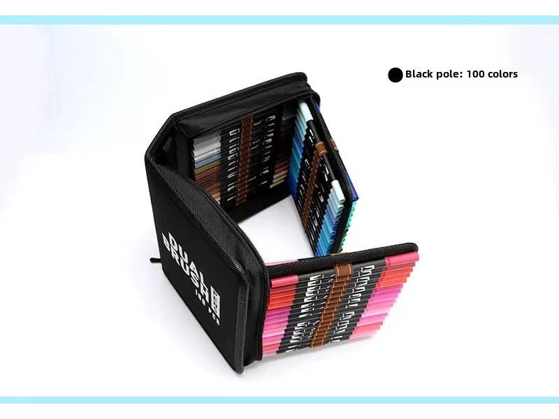 Eco-Friendly Double-Head Watercolor Brush Set for Kids - Art, Painting, & Coloring Markers