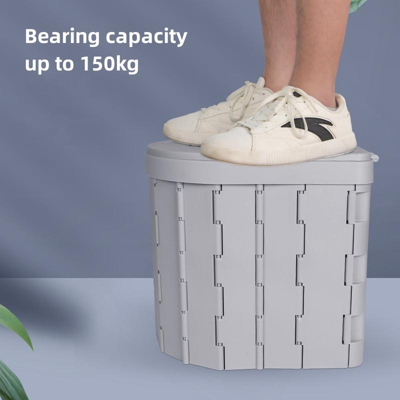 Портативный складной туалет для автомобиля