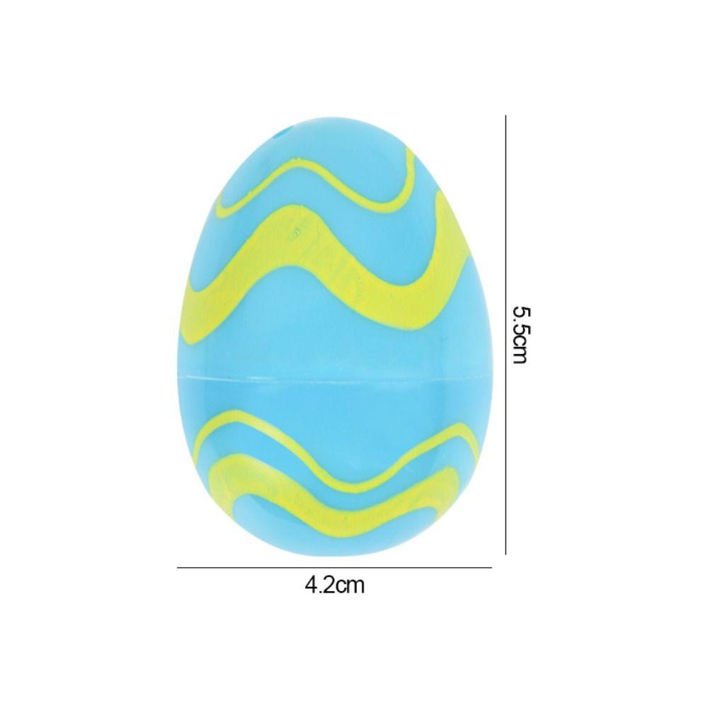 Children's Toys Colourful Easter Egg Fillable Easter Egg Plastic Assorted Eggs DIY Educational Toys