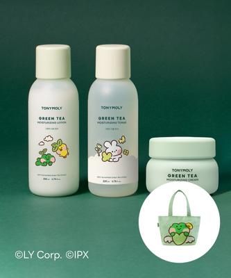 Выберите 2 средства из линейки Tonymoly Green Tea Moisture: Тонер, Лосьон, Крем