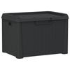 Garden Storage Box Anthracite Grey 125 L PP