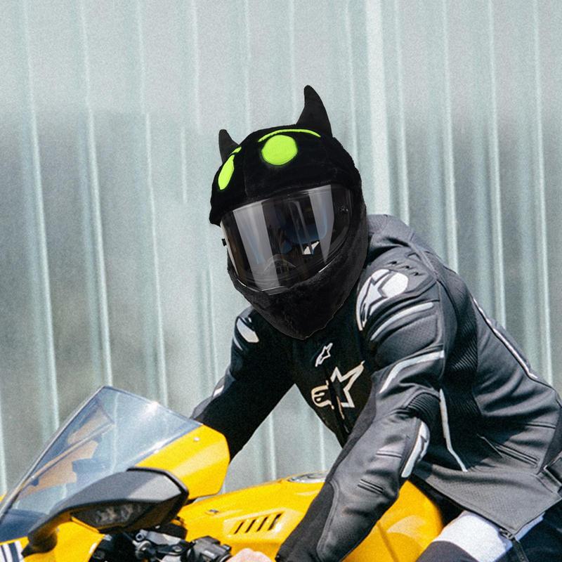 Чехол для мотоциклетного шлема, забавный мультяшный плюшевый шлем, защитный шлем, полнолицевой чехол, кровавые шлемы с кроликами, реквизит для вечеринки на Хэллоуин