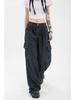Yozgi Ayollar Harajuku Kargo Keng Moviy Jinsilar Streetwear Hip Hop Oversize Kundalik Keng Oyoqli Vintage Demin Shimlar Y2k Keng Shimlar