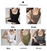 Premium Cotton U-neck Slimming Sports Tank Top - Women's Summer Sleeveless Camisole