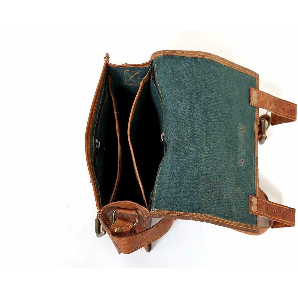 Плечо Маленький чехол Мужская сумка Vintage Goal Leather Messenger I Pad Мобильный кошелек
