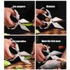 Multifunctional Kitchen Shears With Ergonomic Handle Poultry Scissors Heavy-Duty Scissors For Cutting Meat Food Fish Poultry