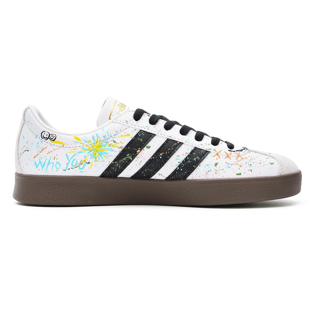 Adidas Neo VL Court 2.0 Low top Skateboard Shoes Unisex White Gray ID6015(Team277-S-BOX)