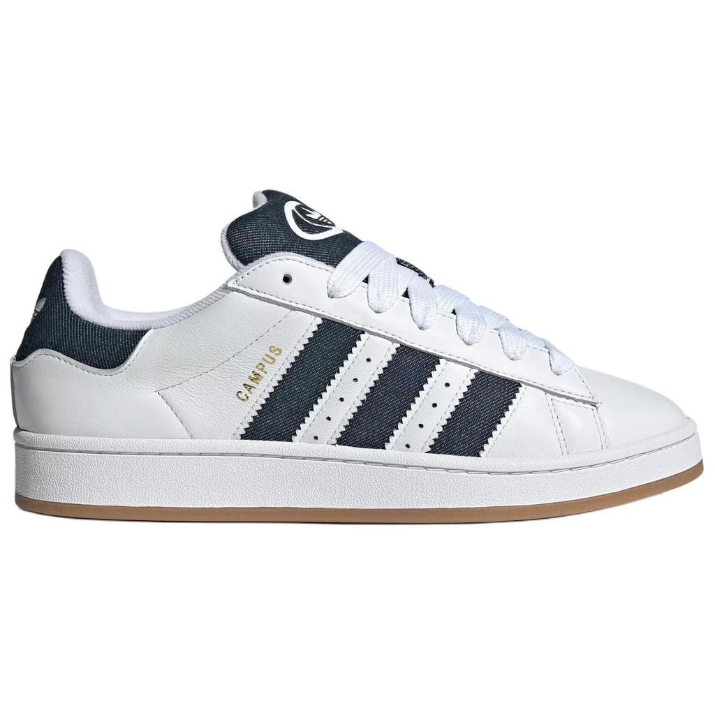 Adidas Campus 00s White Night Indigo Denim Men Sneakers Cloud-White Gold-Metallic JQ7439