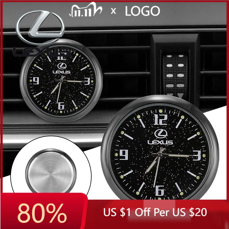 2026 Hot Interior Stickers For Lexus ES RX IS RX330 IS250 ES300h RX350 UX CT Luminous Car Clock Automobiles Internal Stick-On Wa