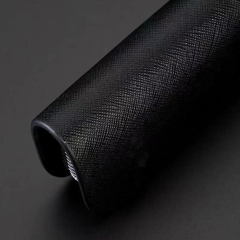 TXILC1 2025 Hot Leather Car Key Case Cross Pattern Car Key Cover Key Holder for Mercedes Benz New B/C/E Class A Class C200L GLC GLK CLA