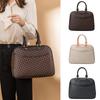 Spring and Summer New Fashion Retro Print Ladies Handbag Large Capacity Briefcase Commuting Bag Simple and Atmospheric