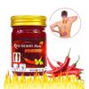 Red Herbs Balm with Red Chili Pepper and Mint 50g With Strong Heating Effect