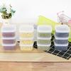 1 шт. 250 мл пластиковый органайзер для хранения продуктов питания, цвет случайный