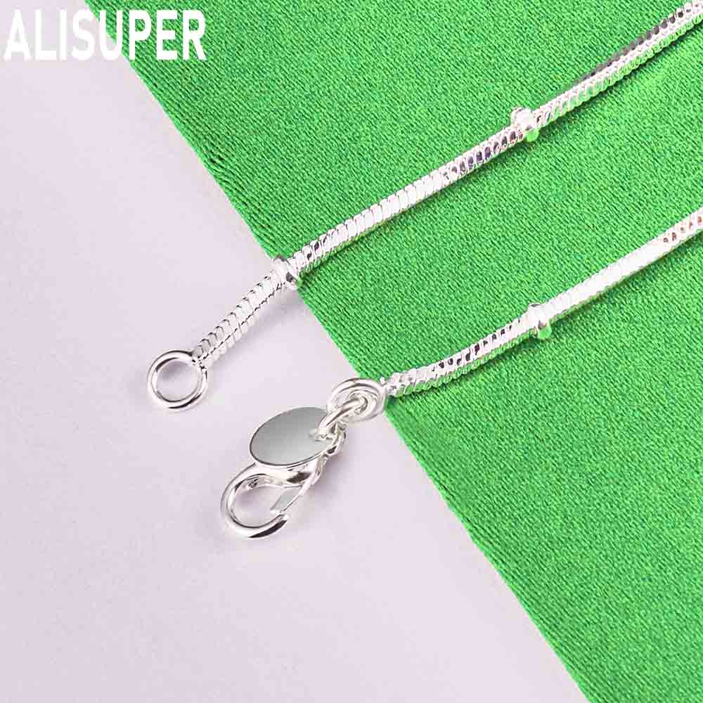 Браслет-цепочка «змейка» из стерлингового серебра 925 пробы толщиной 1,7 мм, модные свадебные украшения