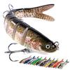 Multi Section Bait Wobblers for Fishing Artificial Bait Hard Multi Jointed Swimbait Crankbait Lifelike Fishing Lure Tackle