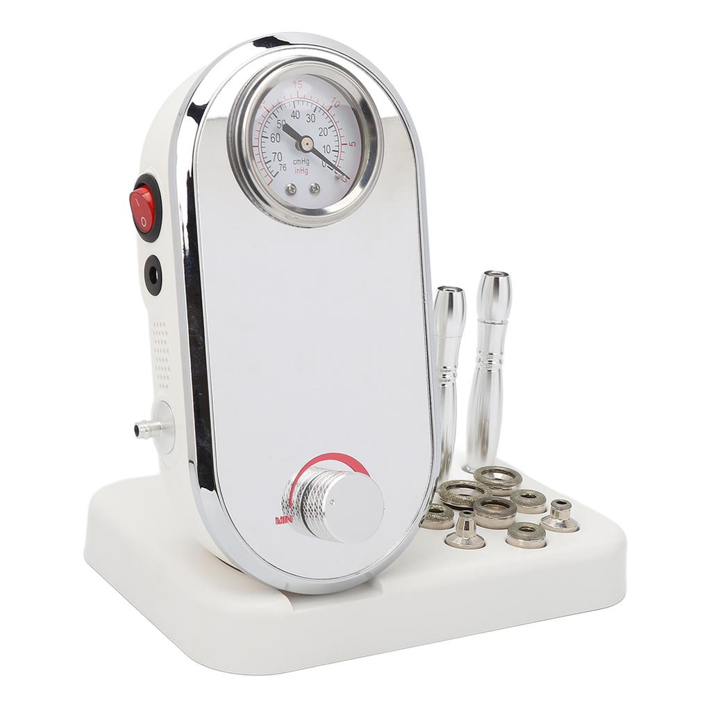 Дермабразия Аппарат для подтяжки кожи коллагеном Оборудование для ухода за кожей с 9 головками 100‑240 В ЕС вилка