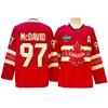 Mens Ice Hockey Jersey Retro Style Custom Number 87 Canada Team 34 USA Cotton Blend Practice Uniform