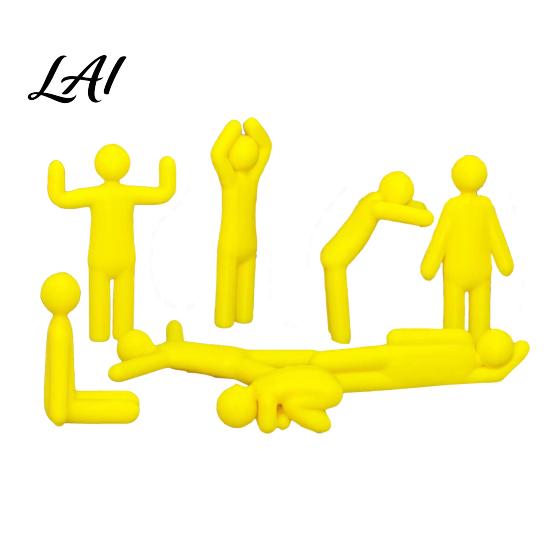 DIY Chameleon Figurine Set 8Pcs Paintable Ornaments 3D Printed Figures with Multiple Poses for Creative Craft Supplies Desktop Decoration