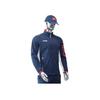 Li Ning Outdoor Casual Sports Zip Stand Sleeve Long Sleeve Jacket Men Jacket Guangdong-Blue AYYT001-3