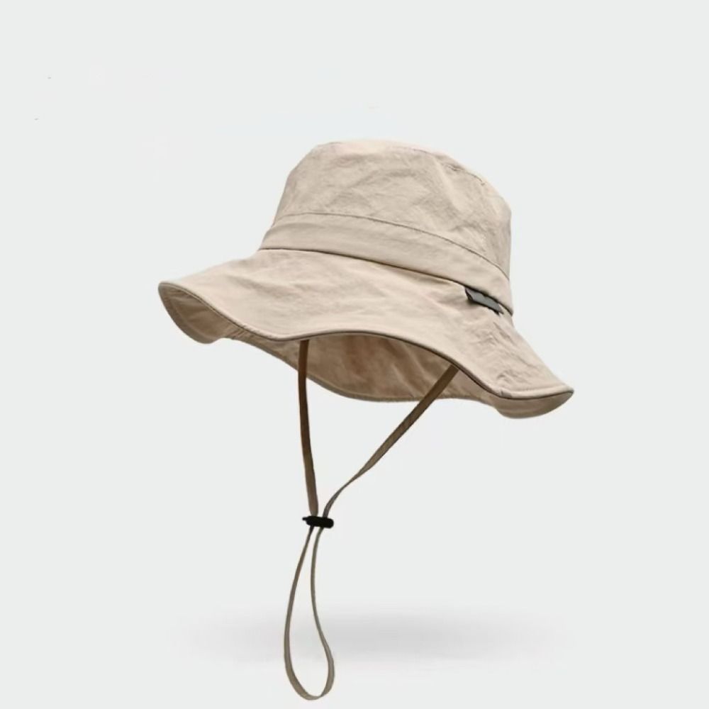 Японская шляпа от солнца с широкими полями, защита от УФ-лучей, быстросохнущая панама, шляпа рыбака на шнурке, рыбалка