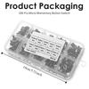 200pcs Universal 6*6 Size Key Switch Kit 4 Feet Tactile Micro Switch Mixed Touch Buttons PCB Button Switch Small Appliances