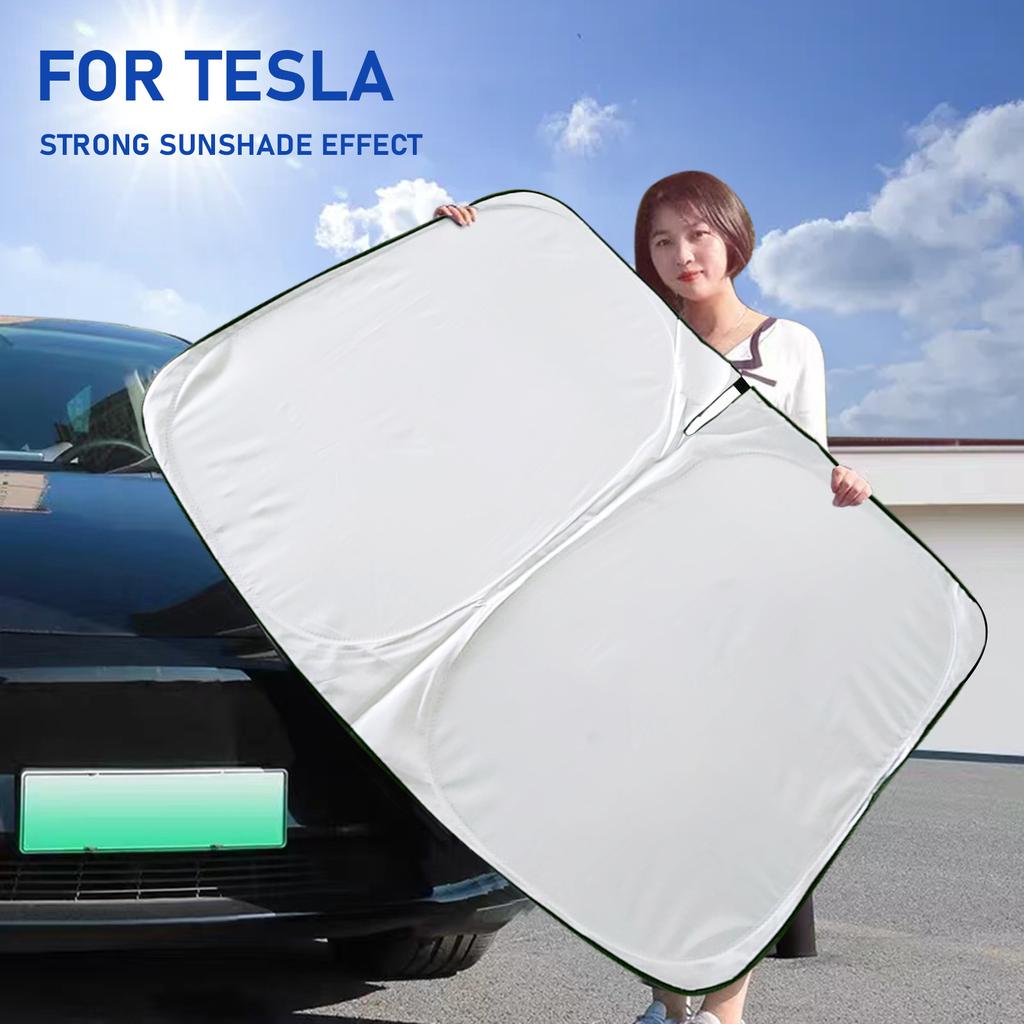 Солнцезащитный козырек на лобовое стекло автомобиля, козырьки, солнцезащитный козырек на переднее окно, зонтик от солнца для Tesla Model 3 Y, аксессуары 2023