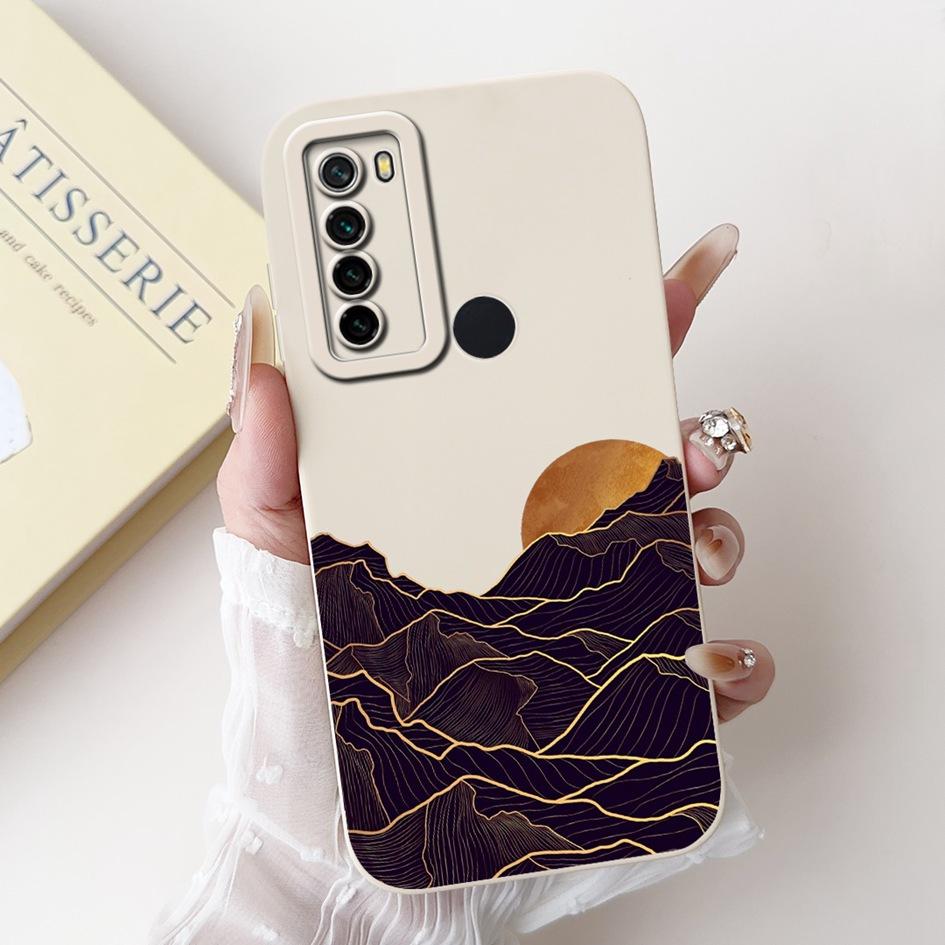 Для Xiaomi Redmi Note 8 8T Чехол Модный Расписной Защита Камеры Квадратный Силиконовый Чехол Мягкая Крышка Для Redmi Note8 Note8T Fundas