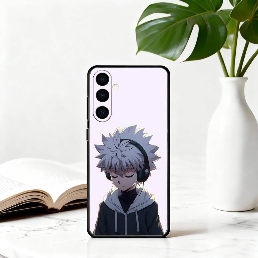 H-Hunter K-Killua Z-Zoldyck H-Hunter-KZ Чехол для телефона Черный Силиконовый Мягкий Для Samsung Galaxy A73,A72,A71,A70,A53,A52,A51
