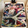 1Pc Dandadan Anime Print Flannel Blanket, High quality Comfortable for All Seasons, Home Decor, Warmth and Comfort, Perfect for Christmas Gifts 33