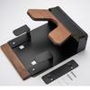 Walnut kitchen pot cover rack, solid wood wall mounted cutting board, storage rack, drainage rack, cutting board bracket