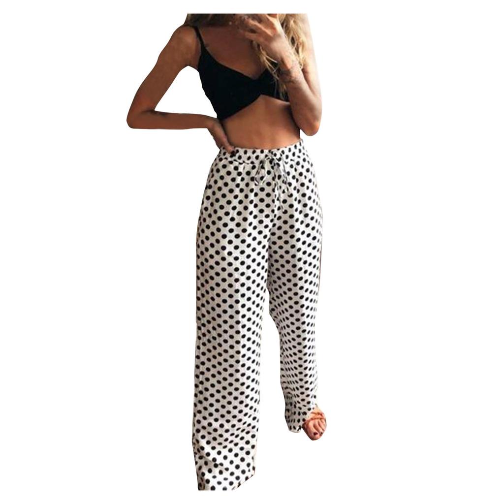 Women Casual Butterfly Printed Sleeveless Camis Tops+Long Pants 2 Piece Set
