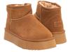 Women' Leather Ankle Boots - Solo Soprani Couture - Scw421P05/02 Hugh Platform Camel 40