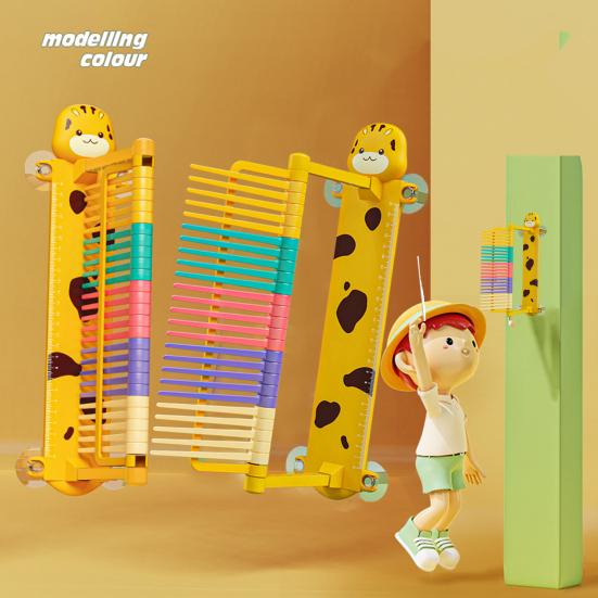 Kids Vertical Jump Measuring Device Adjustable Simple Installation Cartoon Style Jump Trainer Measurement Test Tool