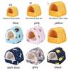 Cotton/Canvas Hamster Warm Nest Hanging Hamster House Cute Pet Sleeping Bed  Winter