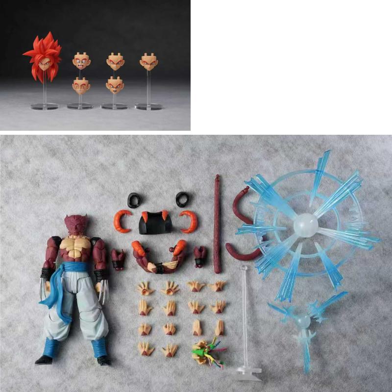TonsenKamione Studio Dragon Ball Воины Фьюжн SSJ4 Гогота 03A03B Фигурка Фигурка Действия 112 Подвижная Модель Игрушка