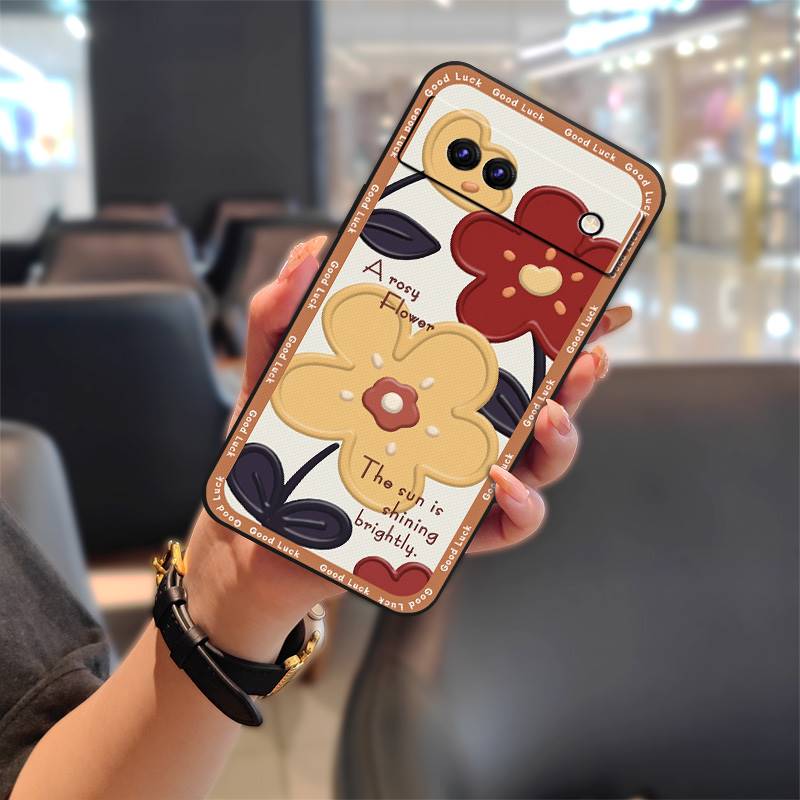 Чехол-накладка Soft case для Google Pixel6A Задняя крышка Грязеотталкивающий защитный Мультяшный Милый Пыленепроницаемый Водонепроницаемый