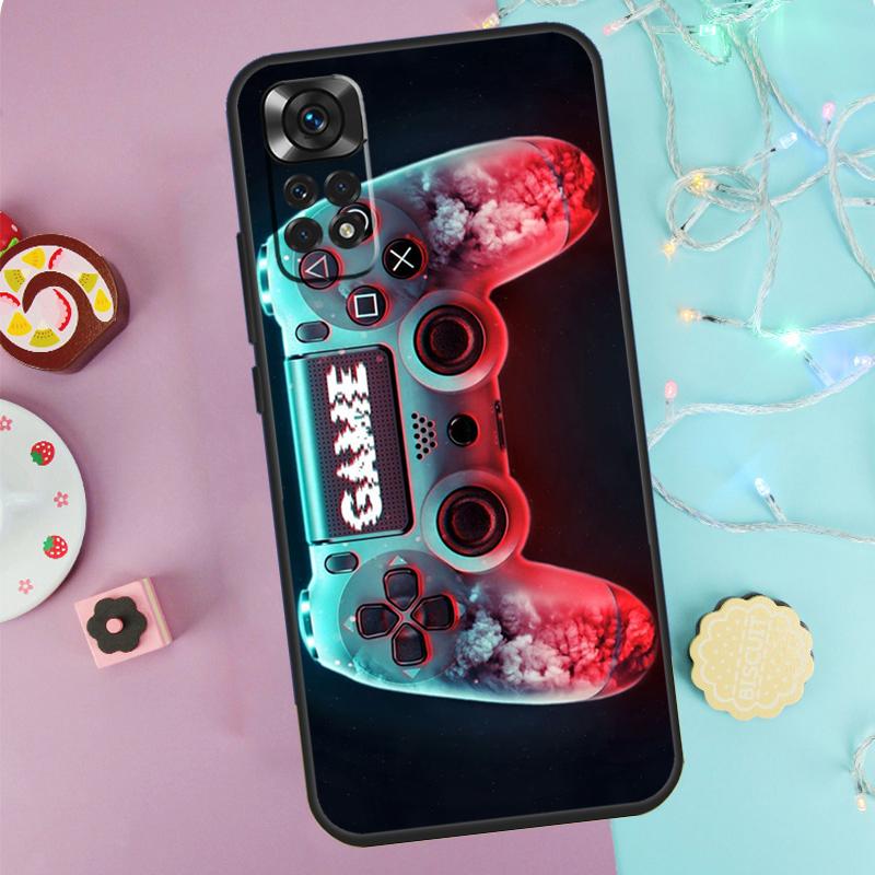 Чехол-геймпад Игровая зона Для Xiaomi Redmi Note 9 10 11 12 13 14 Pro 9S 10S 11S 12S Redmi 14C 10C 12C 13C