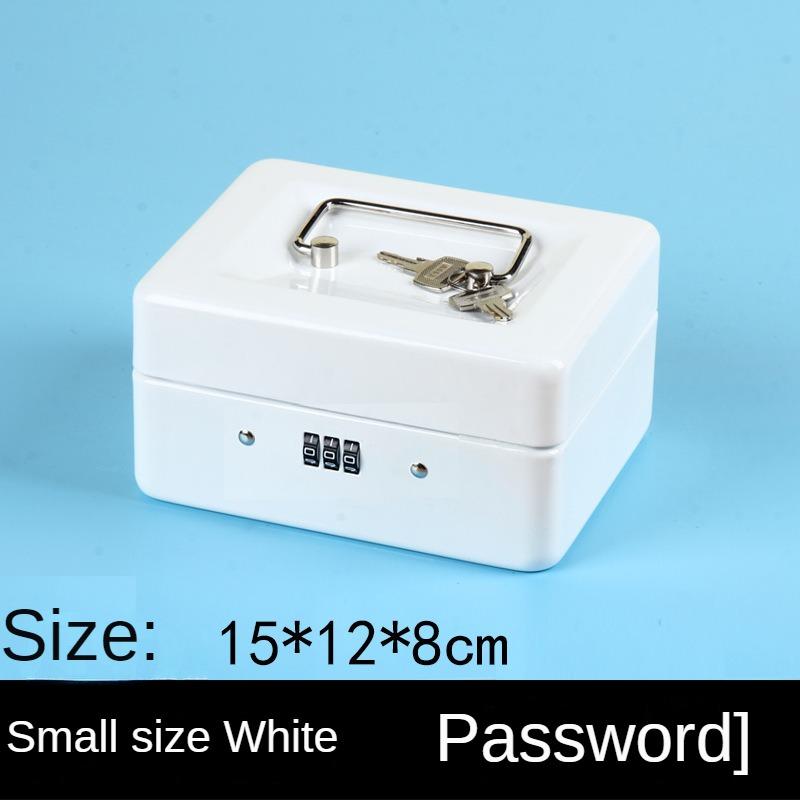 Утолщенная металлическая копилка, креативная копилка, копилка для ключей, копилка с паролем, переносная копилка, запираемый кассовый ящик, небольшая сортировочная коробка