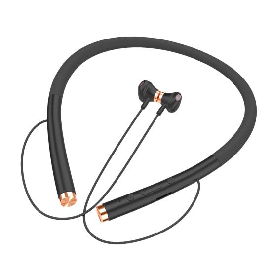 Наушники-вкладыши с шейным ободом, Bluetooth-совместимые, Звук, Водонепроницаемые, Подвесные, 5 Стерео, Беспроводная гарнитура для спорта