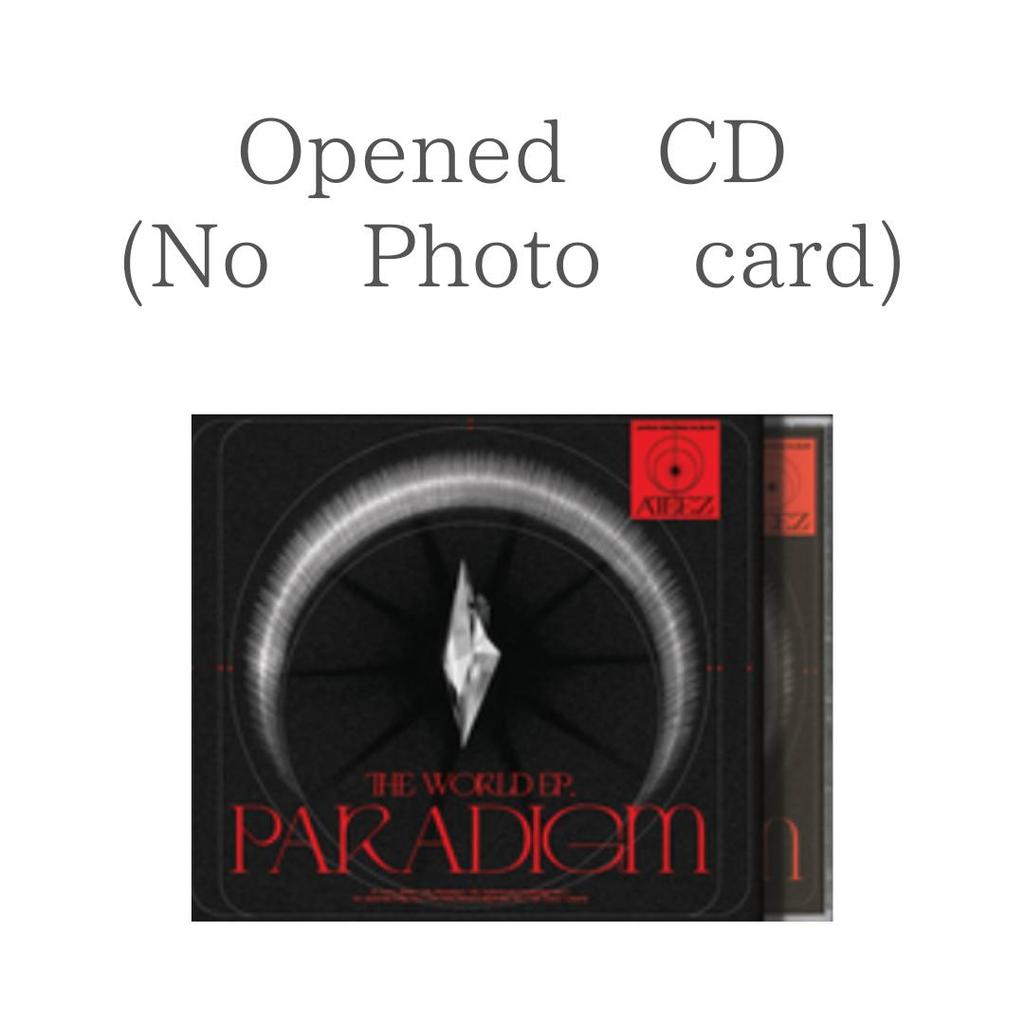 ATEEZ THE WORLD EP . ПАРАДИГМА CD (Открытый, Без фотокарточки) СТАНДАРТНАЯ ОГРАНИЧЕННАЯ СОЛЬНАЯ версия.