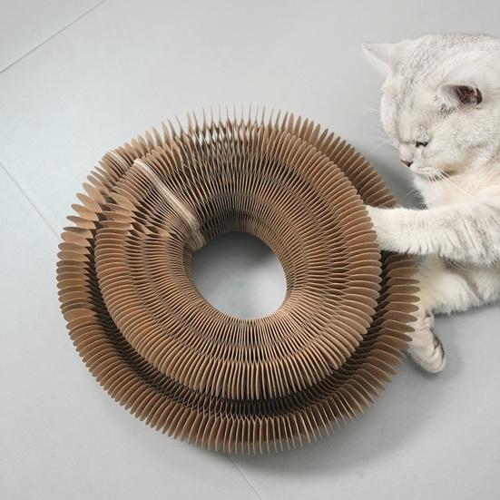 Игрушка-аккордеон для кошек Magic Cat Scratching Cardboard Интерактивная игрушка для кошек