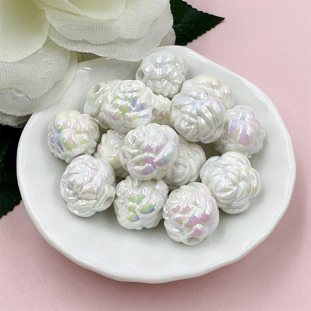 15 шт. 15 мм модные акриловые цветы свободные бусины «сделай сам» для ожерелья, браслетов, изготовления ювелирных изделий