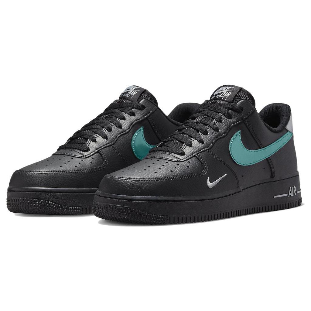 Новые Nike Air Force 1 '07 Low Черный Синий Молния FD0654-001